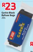 Garbie Black Refuse Bags-20s