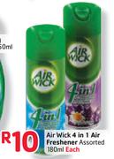 Air Wick 4 In 1 Air Freshner Assorted-180ML Each
