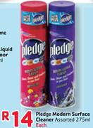 Pledge Modern Surface Cleaner Assorted-275ML Each
