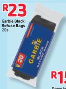 Garbie Black Refuse Bags-20's