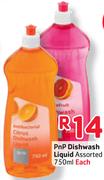 Pnp Dishwash Liquid-750ml Each