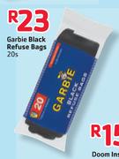 Garbie Black Refuse Bags-20's