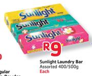 Sunlight Laundry Bar-400/500gm Each