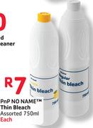 Pnp No Name Thin Bleach Assorted-750ML Each