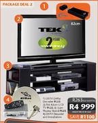 DSTV Drifta Decoder Plus Tek 82cm LCD TV Plus Slam Plasma Stand Plus DSTV Decoder and Installation
