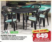 SAL 7 Piece Olympic Patio Suite