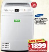 Samsung 9kg White Top Load Washing Machine WA90G9DIP