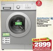 Kelvinator 6kg Metallic Front Load Washing Machine KL60FLME