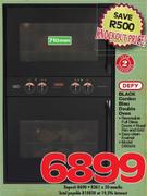 Defy Black Cordon Bleu Double Oven DB0435