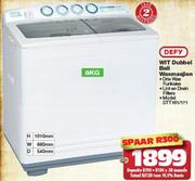 Defy 8kg Wit Bali Wasmasjien DTT161/171