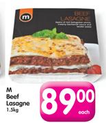 M Beef Lasagne-1.5kg
