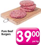 Pure Beef Burgers-Per Kg