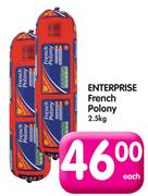 Enterprise Fresh Polony-2.5kg Each