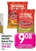 Pieman's Pantry Baked Pies(All Variants)-12's
