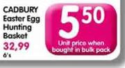 Cadbury Easter Egg Hunting Basket-6's