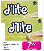 D'Lite Margarine Medium Fat Spread-30x500g