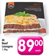 M Beef Lasagne-1.5kg