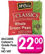 McCains Caterer's Grade Peas-1kg