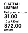 1 Chateau Libertas-12x750ML