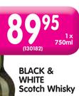 Black & White Scotch Whisky-750ML
