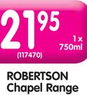 Robertson Chapel Range-750ML