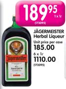 JagerMiester Herbal Liqueur-1L