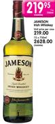 Jameson Irish Whiskey-12x750ML
