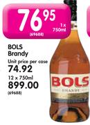 Bols Brandy-12x750ML