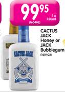 Cactus Jack Honey Or Jack Bubblegum-750ML