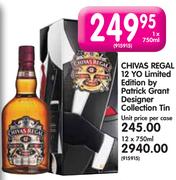 Chivas Regal 12 YO Limited Edition By Patrick Grant Designer Collection Tin-750ml