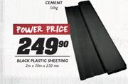 Black Plastic Sheeting 