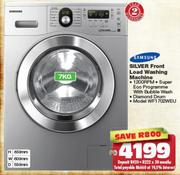 Samsung 7kg Silver Front Load Washing Machine WF1702WEU