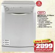 Defy Metallic 12 Place Dishwasher DDW169/174