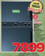 Defy 710mm Metallic Gemini Multi-Function Double Oven DBO437