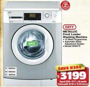 Defy 6kg Metallic Front Loader Washing Machine DAW370