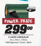 3 Layer Underlay-3mx30mx170mic