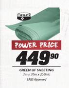 Green Uf Sheeting-3mx30mx250mic
