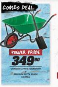 Concrete Wheelbarrow & Medium Duty Spade Combo