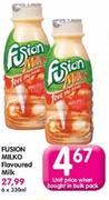 Fusion Milko Flavoured Milk-6X330ml