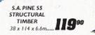S.A.Pine S5 Structural Timber-38x114x6.6m