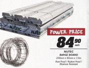 Nutec Barge Board-200mmx80mmx3.0 Each