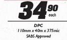 DPC 110mmx40mx375mic 