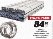 Nutec Barge Board 200mmx80mmx30m - Each