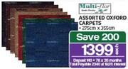Multi-For Assorted Oxford Carpets 275x355cm-Each