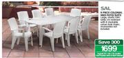 SAL 9 Piece Colonial Mkll Patio Suite