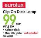 Eurolux Clip On Desk Lamp
