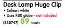 Eurolux Desk Lamp Huge Clip
