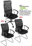 Soho 3 Piece Office Solution-Per Set