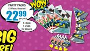 Party Packs-12 Piece Per Pack