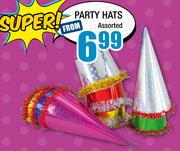 Party Hats Assorted-Each